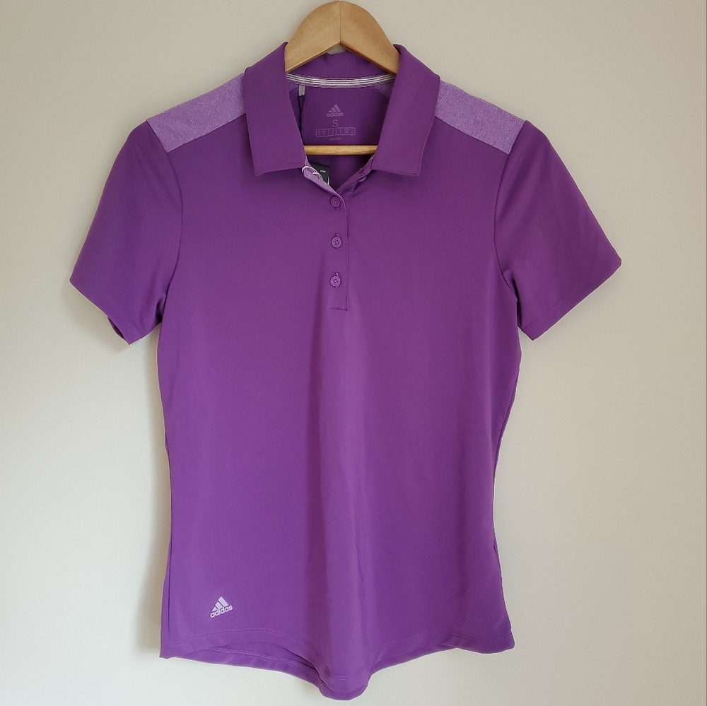 Adidas Purple Golf Tennis Polo